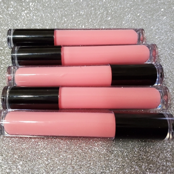 Strawberry Pink Ice Cream Nude Lipgloss Lipstick - Picture 2 of 8